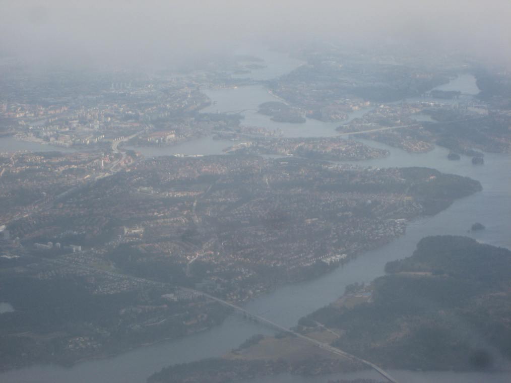 Stockholm im Nebel