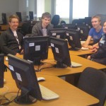 Das Team im Computerraum