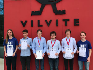 von links nach rechts: Jasper  Slusallek, Robert Hoenig, Marian Dietz (silber), Nicolas Faroß (bronze), Lukas Michel (silber), Tobias Schindler